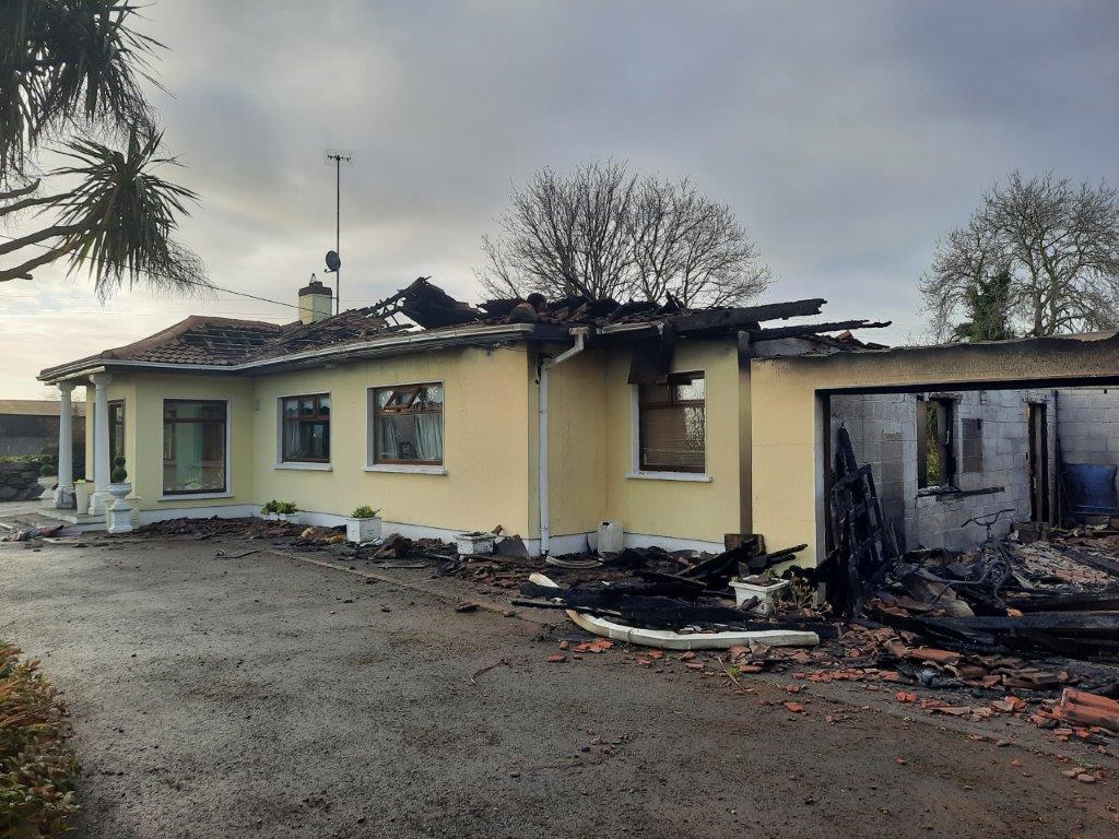 House Destroyed by Fire House Destroyed by Fire